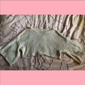 cropped sweater top☀️🌟✨